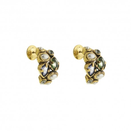 Brinco Estela Geromini Conchas Argola Ouro