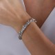 Pulseira Estela Geromini Ópera Metal Prata
