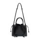 Bolsa Isla Tote Hobo Couro Preto