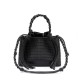 Bolsa Isla Tote Hobo Couro Preto