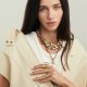 Colar Camila Klein Fouquet Pedras Naturais Ouro Velho