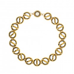 Colar Hector Albertazzi Sirius Curto Ouro Vintage