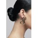 Brinco Hector Albertazzi Sirius Longo Strass Ouro Vintage