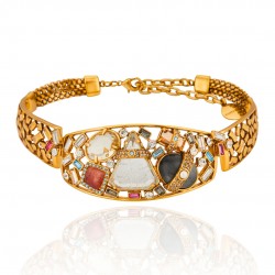 Colar Camila Klein Scalinata Di Positano Choker Ouro Velho