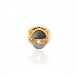 Anel Camila Klein Scalinata Di Positano Oval Ouro Velho