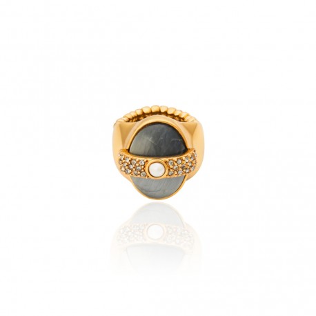 Anel Camila Klein Scalinata Di Positano Oval Ouro Velho