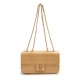 Bolsa Isla Anne Baguete Couro Croco Citrino