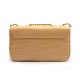 Bolsa Isla Anne Baguete Couro Croco Citrino