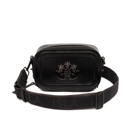 Bolsa Isla Dance Move Couro Natural Caviar Preto