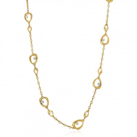 Colar Claudia Arbex Célula Longo Ouro Vintage