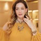 Colar Claudia Arbex Le Sirenuse Choker Ouro Vintage