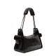 Bolsa Isla Anne Hobo Maxi Croco Preto