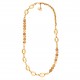 Colar Camila Klein Sorrento D'oro Longo Ouro Velho