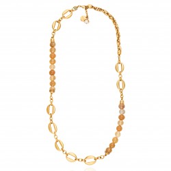 Colar Camila Klein Sorrento D'oro Longo Ouro Velho
