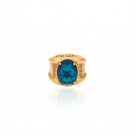 Anel Camila Klein Sorrento D'oro Oval Ouro Velho