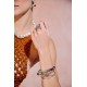 Pulseira Camila Klein Verano Infinito Bracelete Prata Velho