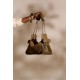 Bolsa Isla Anne Hobo Camurça Maxi Croco Oliva