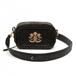 Bolsa Isla Dance Palha Damier Preto
