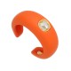 Pulseira Nádia Gimenes Pigmento Bracelete Orange Dourado