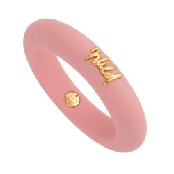Pulseira Nádia Gimenes Pigmento Wild Pop Pink Dourada