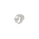 Brinco Nádia Gimenes Leopardo Piercing Metal Prata