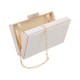Bolsa Empório MP Clutch Tita Acrílico Champagne