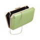 Bolsa Maria Chic Acessórios Clutch Luz Verde Metalizada