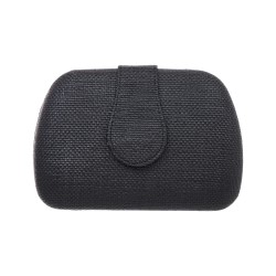 Bolsa Maria Chic Acessórios Clutch Noa Texturizada Preta