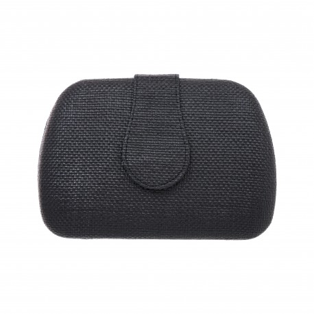 Bolsa Maria Chic Acessórios Clutch Noa Texturizada Preta