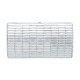 Bolsa Maria Chic Acessórios Clutch Retangular Cristais Prata