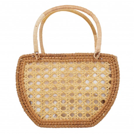 Bolsa Maria Chic Acessórios Bag Vime Natural
