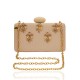 Bolsa Camila Klein Pétalas de Buganvília Clutch Ouro Velho
