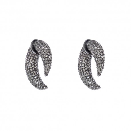 Brinco Hector Albertazzi Classics Cosmos Strass Prata Boho