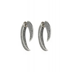 Brinco Hector Albertazzi Vela Safari Strass Prata Boho
