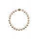 Colar Hector Albertazzi Disco Choker Cristais Ouro Vintage