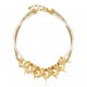 Colar Claudia Arbex Line Organic Conceito Pérolas Ouro Vintage