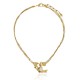 Colar Claudia Arbex Line Organic Pérola Ouro Vintage