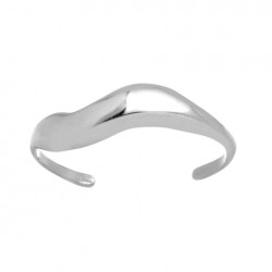 Pulseira Claudia Arbex Line Organic Bracelete Prata Vintage
