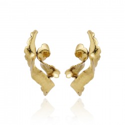 Brinco Claudia Arbex Line Organic Ouro Vintage