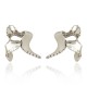 Brinco Claudia Arbex Line Organic Prata Vintage