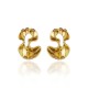 Brinco Claudia Arbex Line Organic Cristais Ouro Velho