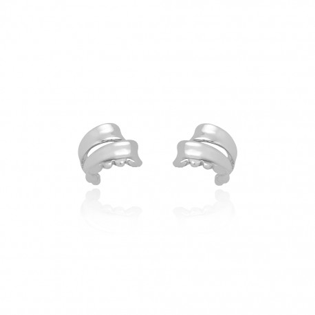 Brinco Claudia Arbex Line Organic Piercing Prata Vintage