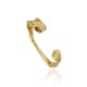 Brinco Claudia Arbex Line Organic Ear Cuff Ouro Vintage