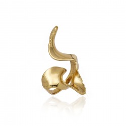 Anel Claudia Arbex Line Organic Ouro Vintage