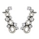 Brinco Hector Albertazzi Mar Cuff Conceito Zircônias Prata Boho