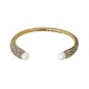 Pulseira Hector Albertazzi Fascínio Bracelete Pérola Ouro Vintage