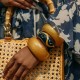Pulseira Rosana Bernardes Tarsila do Amaral Lua Dourada