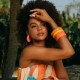 Pulseira Maria Chic Acessórios Acrílica Laranja