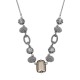 Colar Estela Geromini Meraki Design Cristais Prata