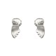 Brinco Claudia Arbex Line Organic Prata Vintage